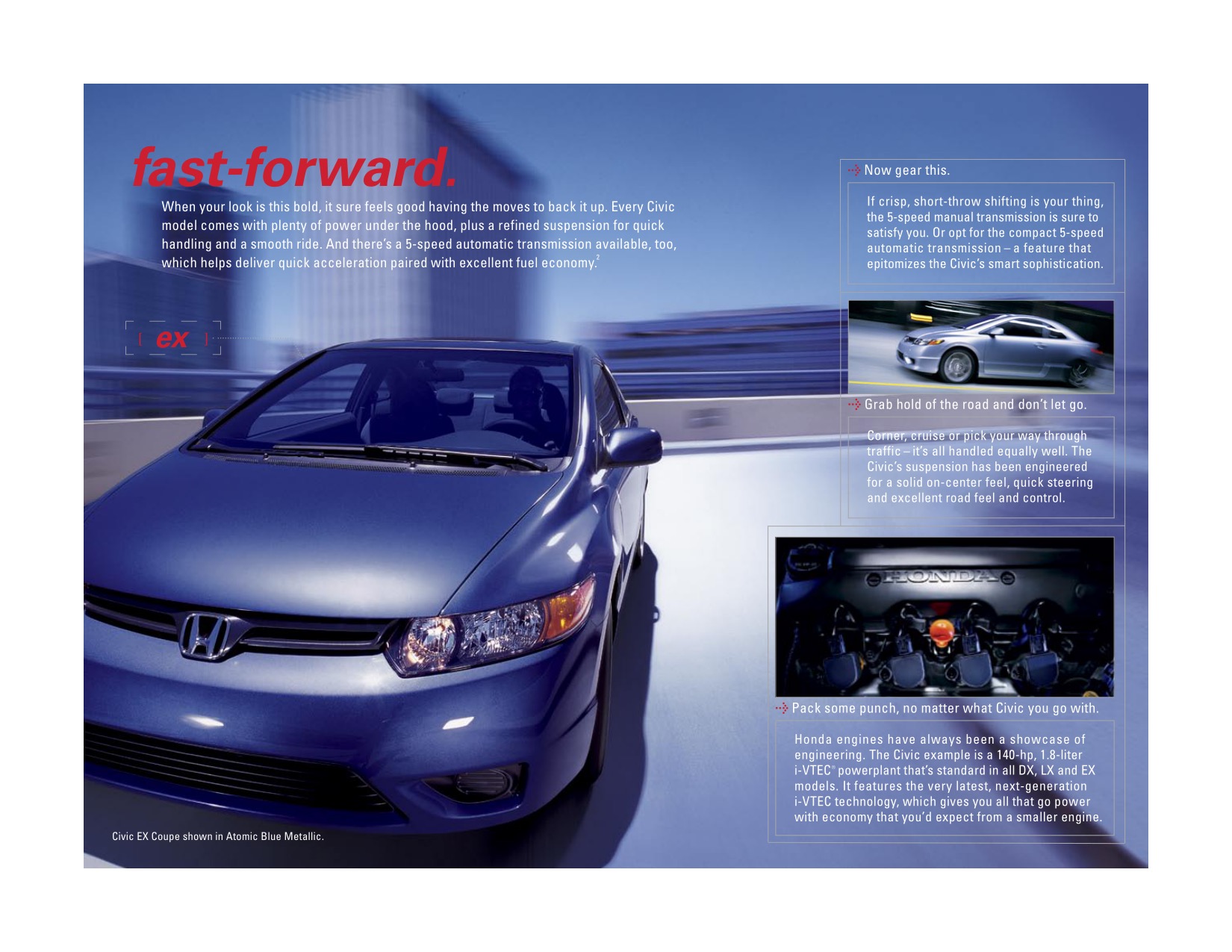 2008 Honda Civic Coupe Brochure Page 8
